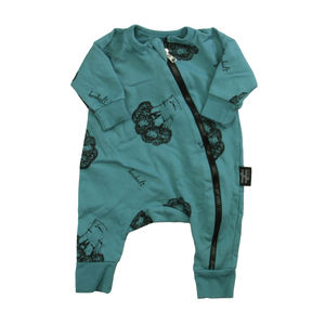 Moinoi Boys Teal Long Sleeve Outfit size: 3-6 Months
